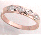 four stone diamond eternity ring