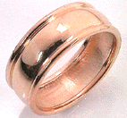 gold rim ring